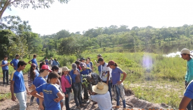 Escola estadual de Cotriguaçu participa de atividades de educação ambiental na Fazenda São Nicolau