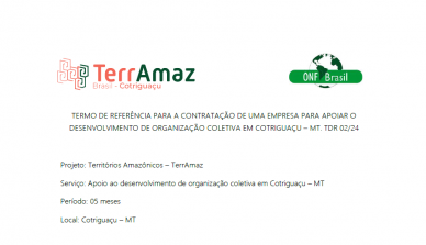 Termo de Referência para contratação de uma empresa para apoiar o desenvolvimento de organização coletiva em Cotriguaçu – MT