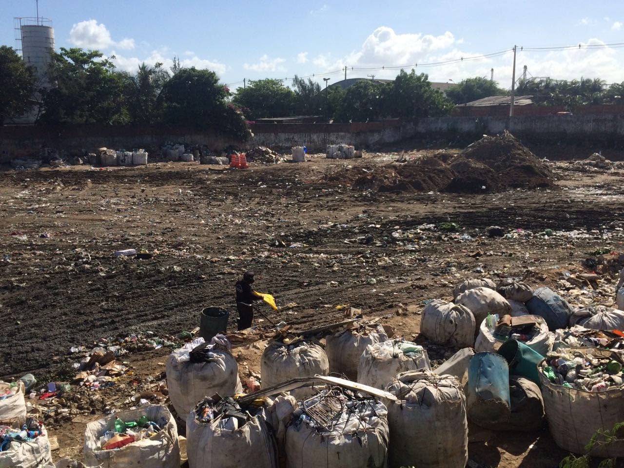 Área de Transbordo e Triagem de Resíduos em Fortaleza Foto: Igor Reis de Albuquerque/ICLEI